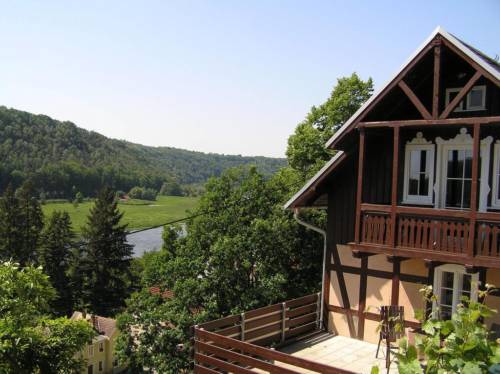 Wehlener Landhaus In Stadt Wehlen, Saechsische Schweiz Quarto foto
